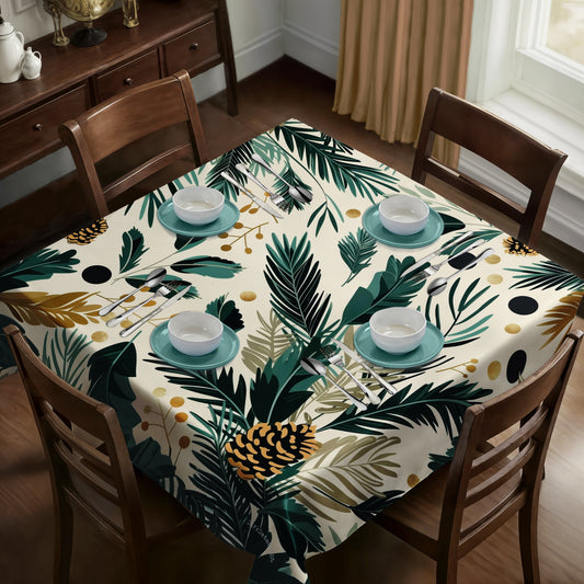 Evergreen Whispers Square Tablecloth by Wikus Schalkwyk
