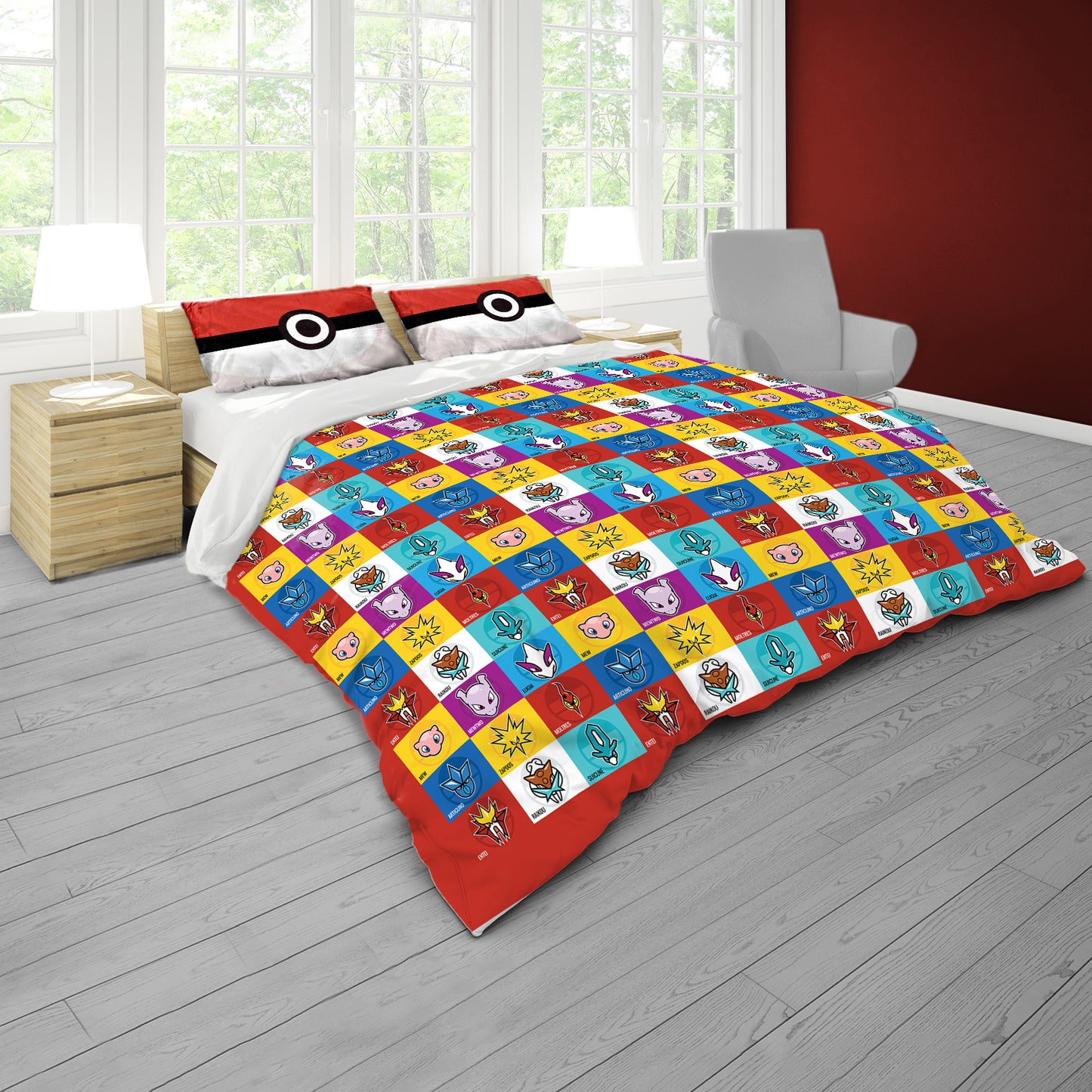 Evolution Of Pokémon Duvet Set