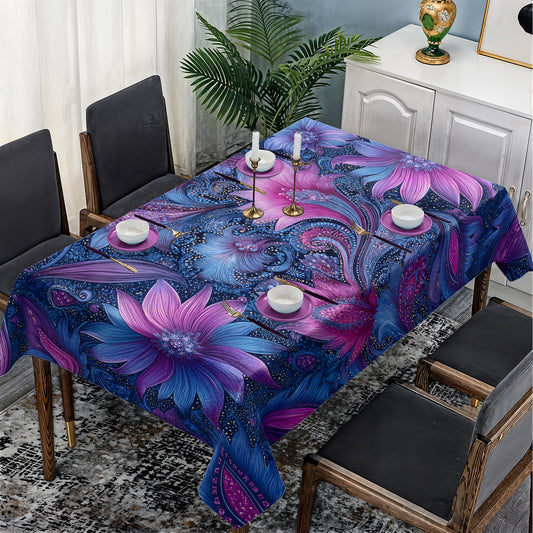 Exquisite Paisley Rectangle Tablecloth