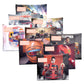F1 Racer Subject Savvy Book Bags Set of 9