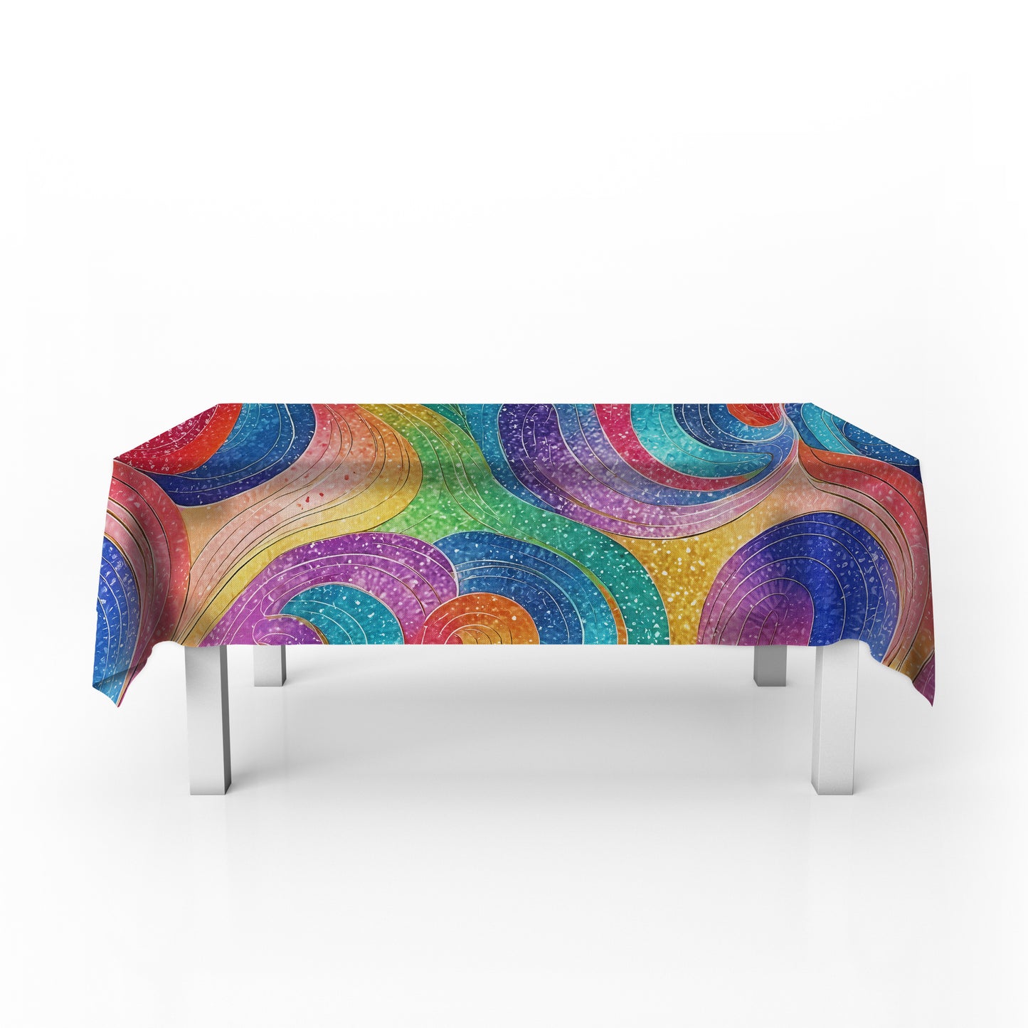 Fable Colours in Fluid Rectangle Tablecloth