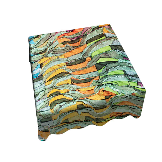 Fabrick Stained by Time Square Tablecloth