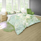 Faded Blooming Jade Duvet Cover Set