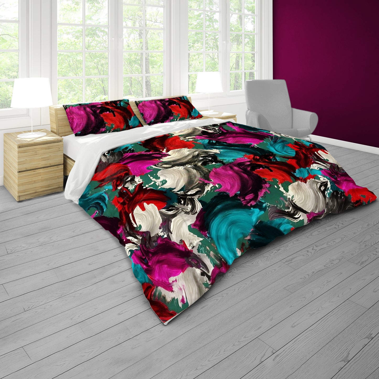Fading Brush Duvet Cover Set
