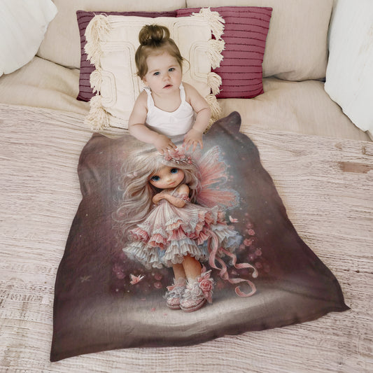 Fairy Fantasy Toddler Fleece Blanket