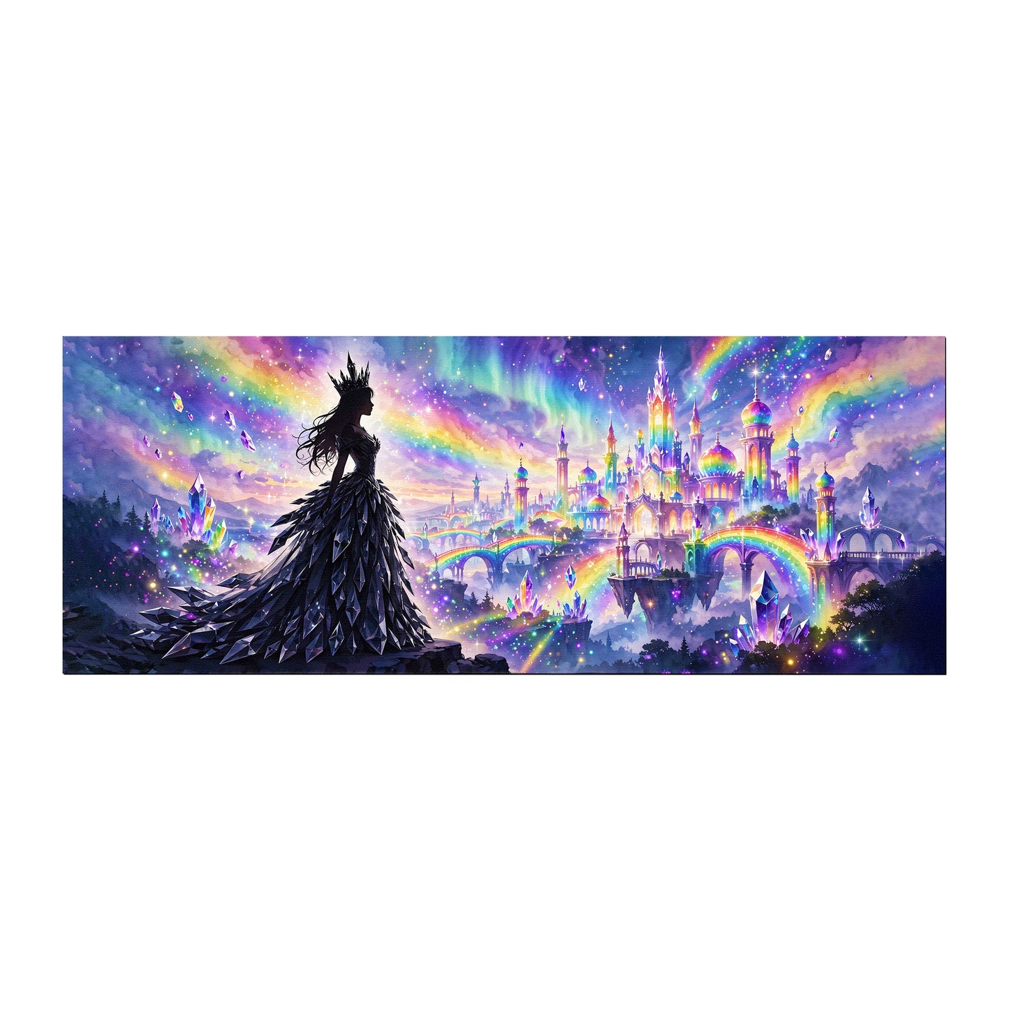 Fairy Silhouette Desk Pad