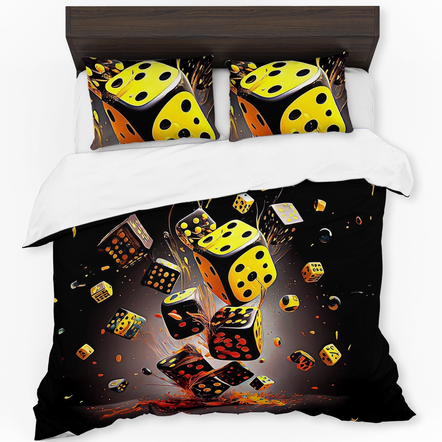 Falling Dice Duvet Cover Set