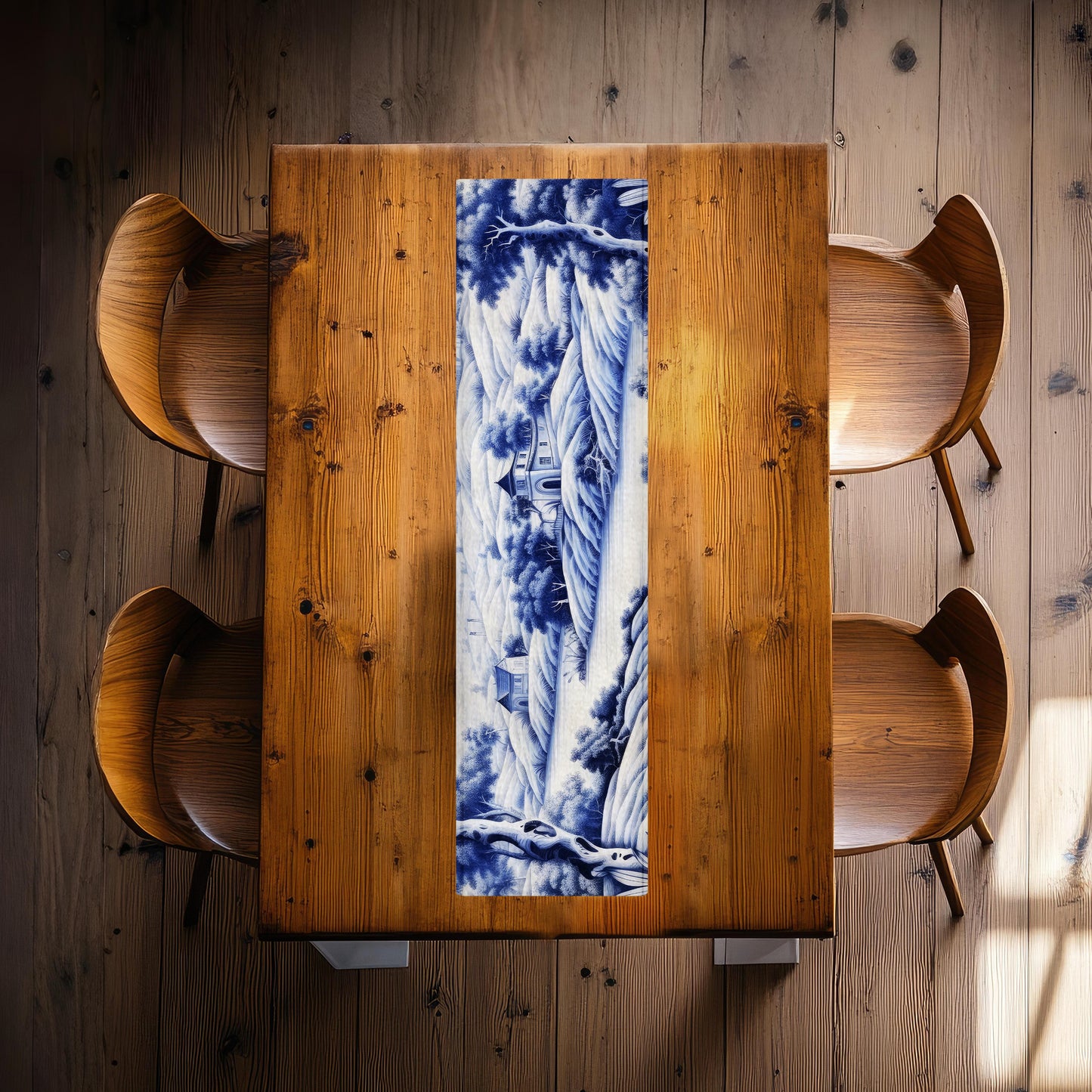Famous Town in the Netherlands 160cm Table Runner