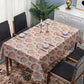 Fan Pattern on Cream Colour Rectangle Tablecloth