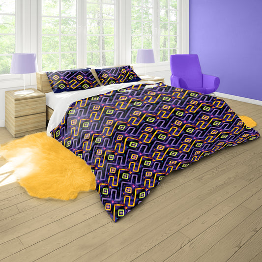 Fancy Wiring Duvet Cover Set