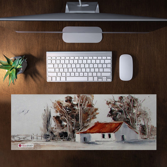 Farm House Desk Pad by Stella Bruwer