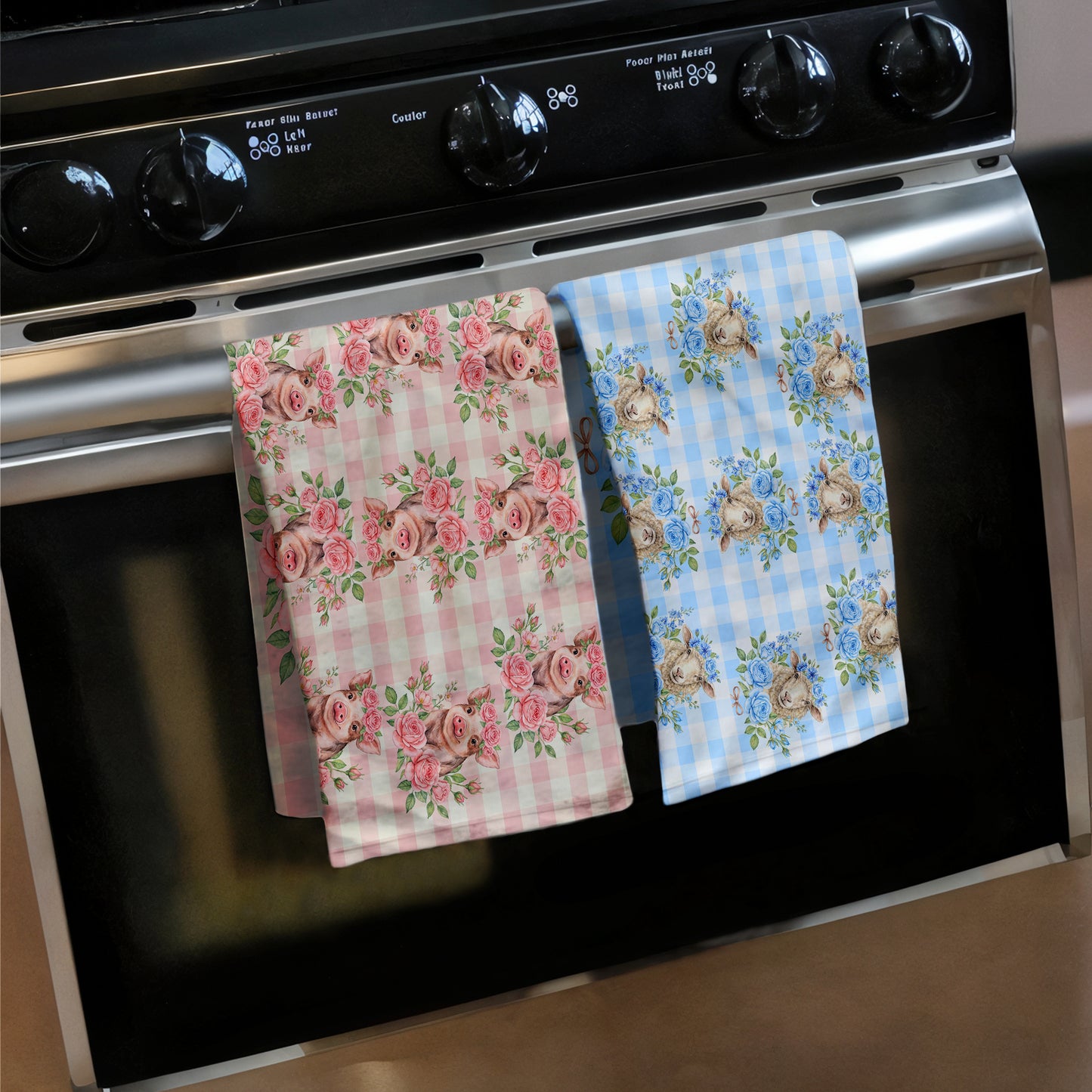 Farm Animals (Set of 3) Dish Cloth