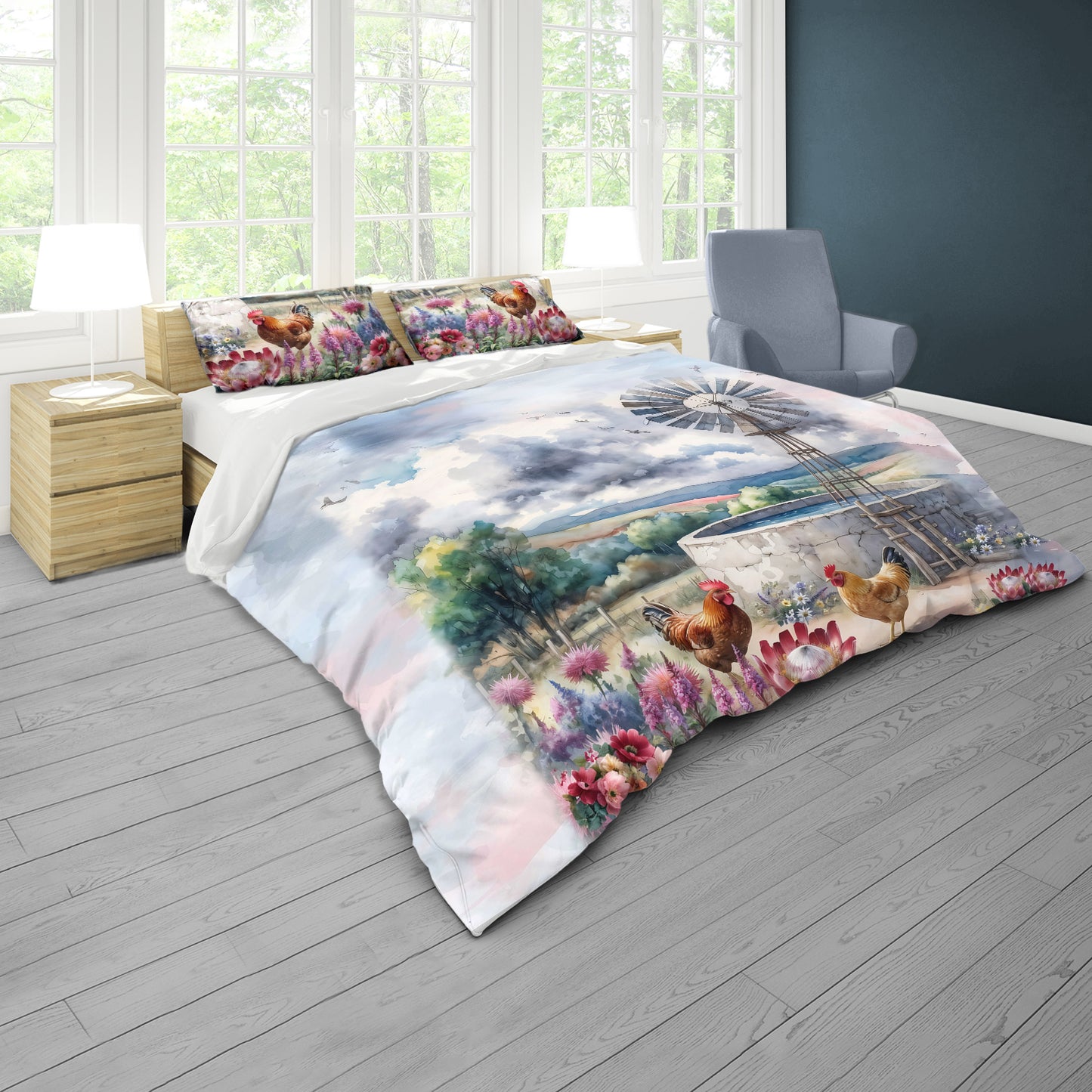 Farm Dam Duvet Cover Set