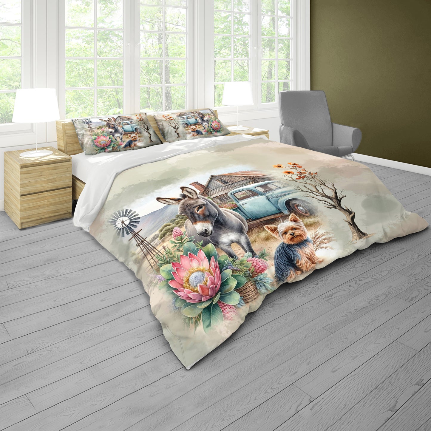 Farm Friends Duvet Cover Set