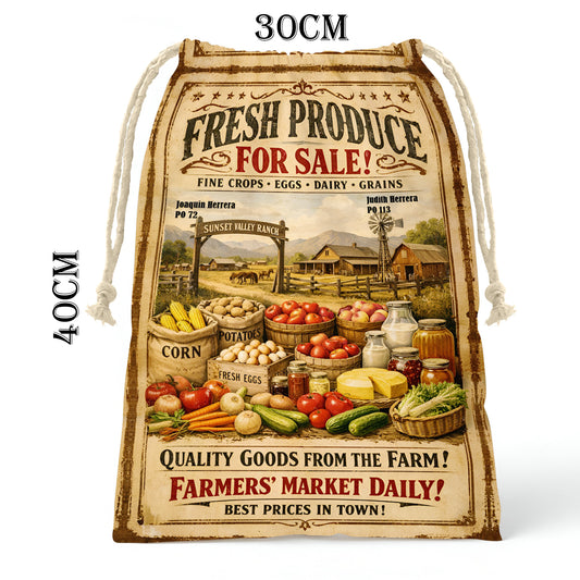 Farmers Market Gift Bag (Set of 2)