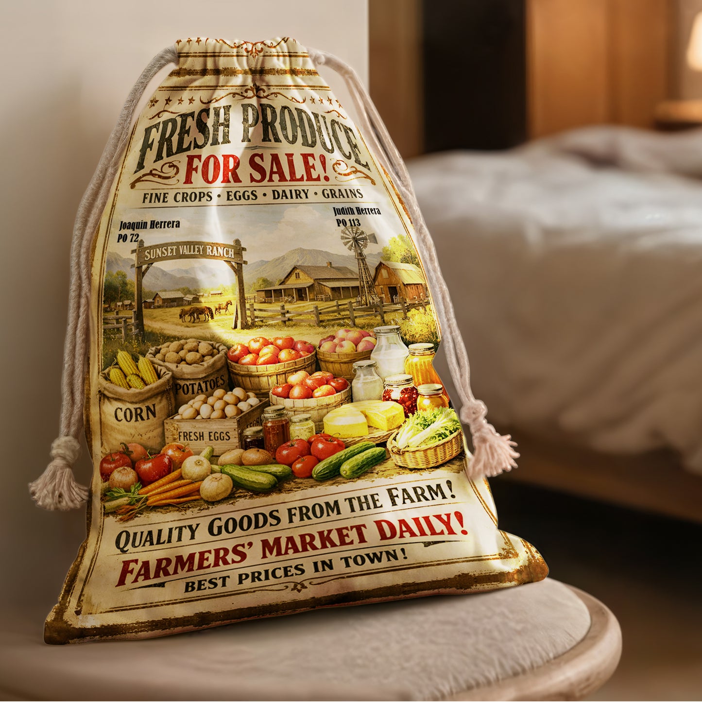 Farmers Market Gift Sack