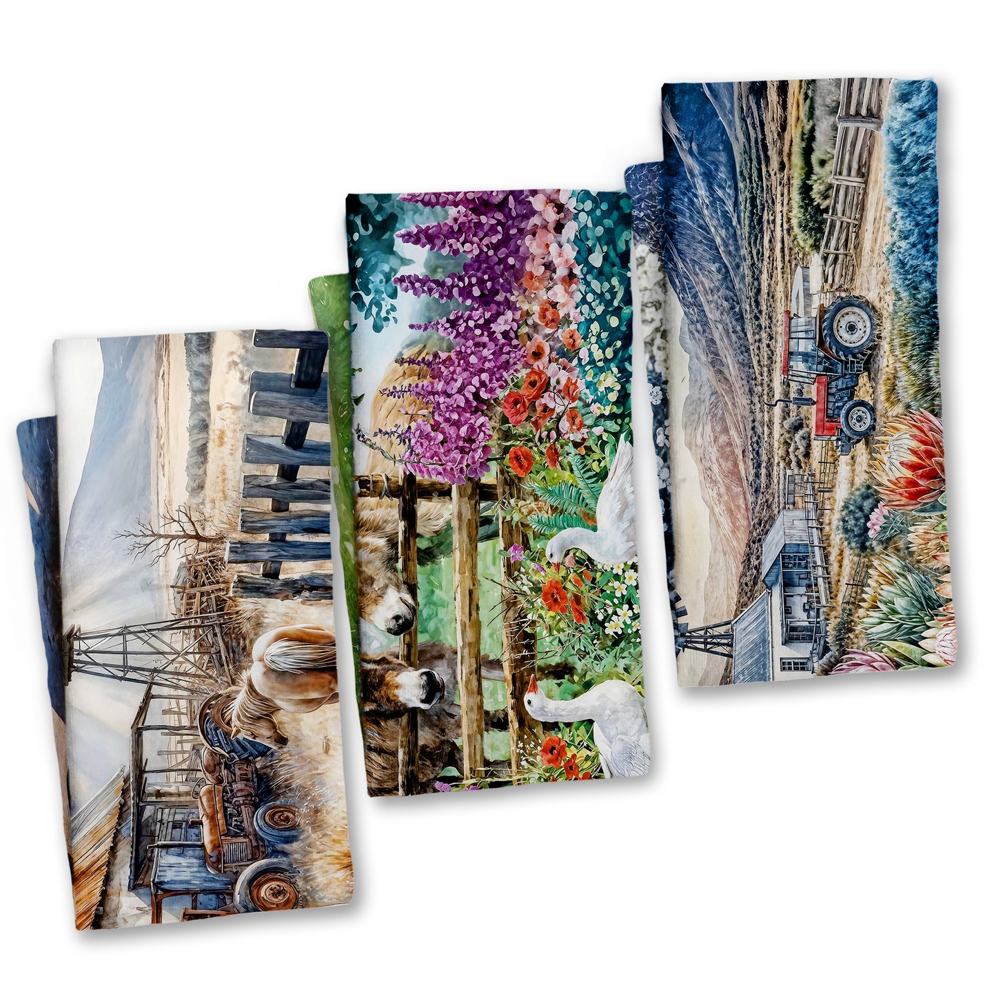 Farmyard Dish Cloth (Set of 3)