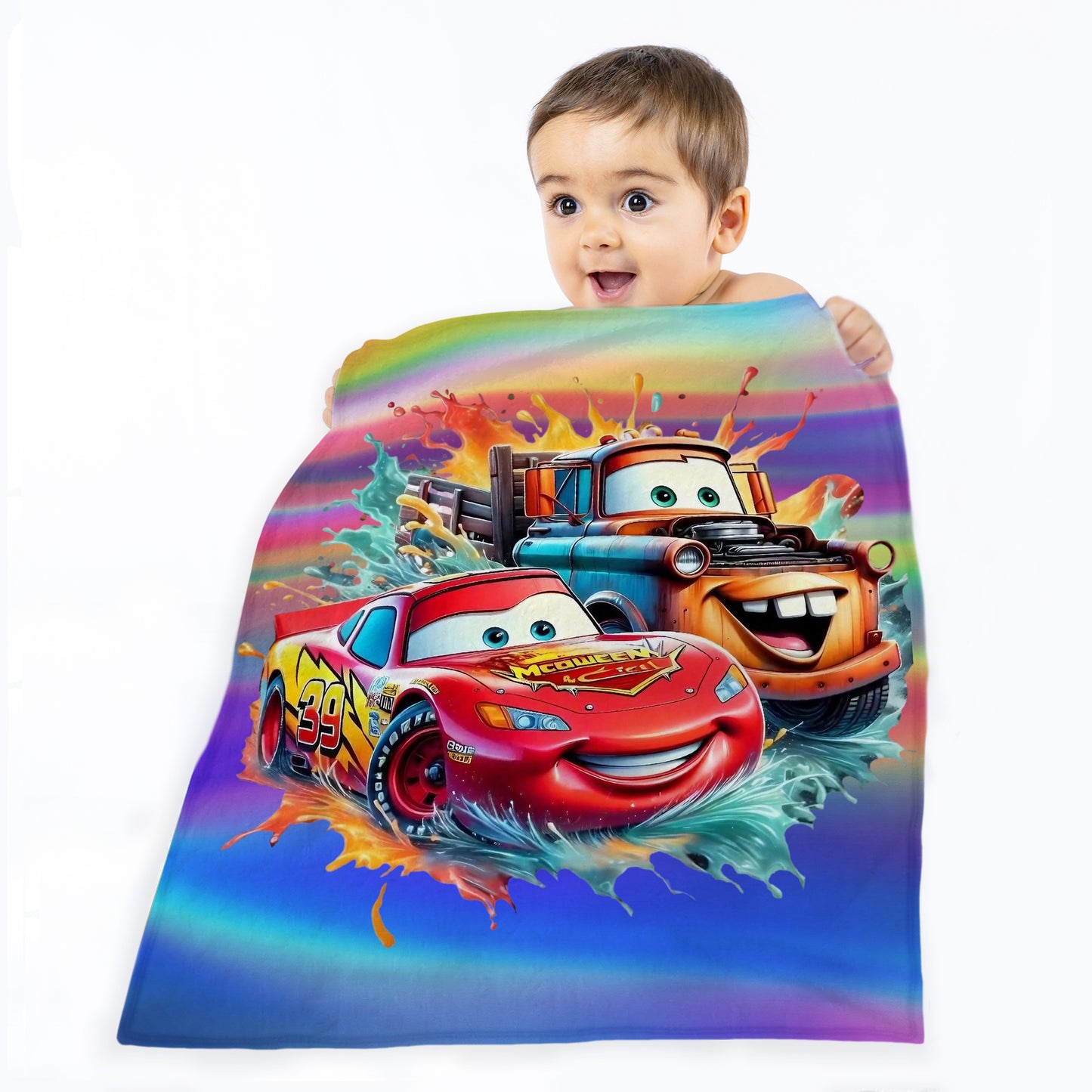 Fast Cars Toddler Fleece Blanket