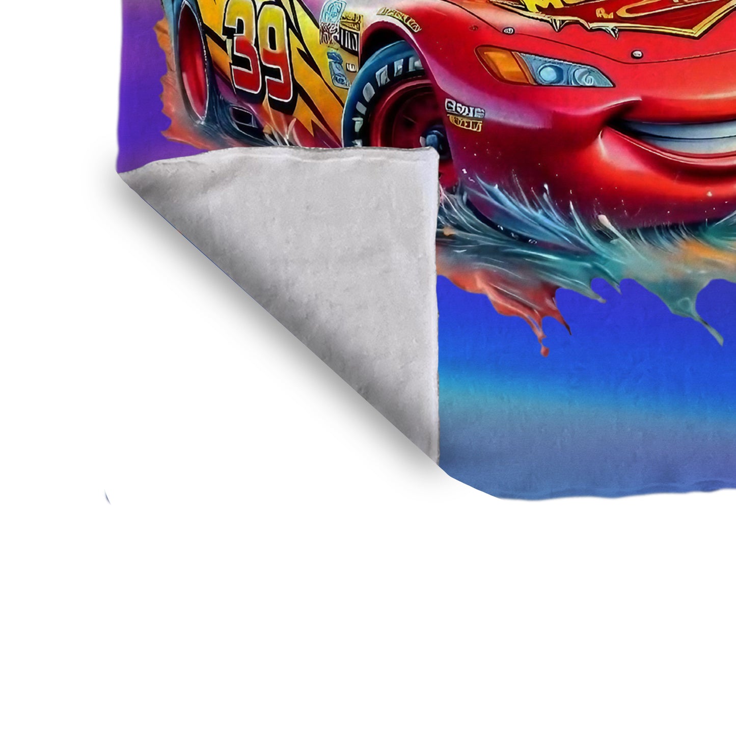 Fast Cars Toddler Fleece Blanket