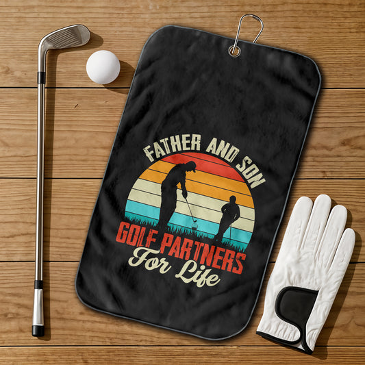 Father & Son Golf Towel Set of 2