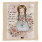 Fear no Evil Light Weight Fleece Blanket