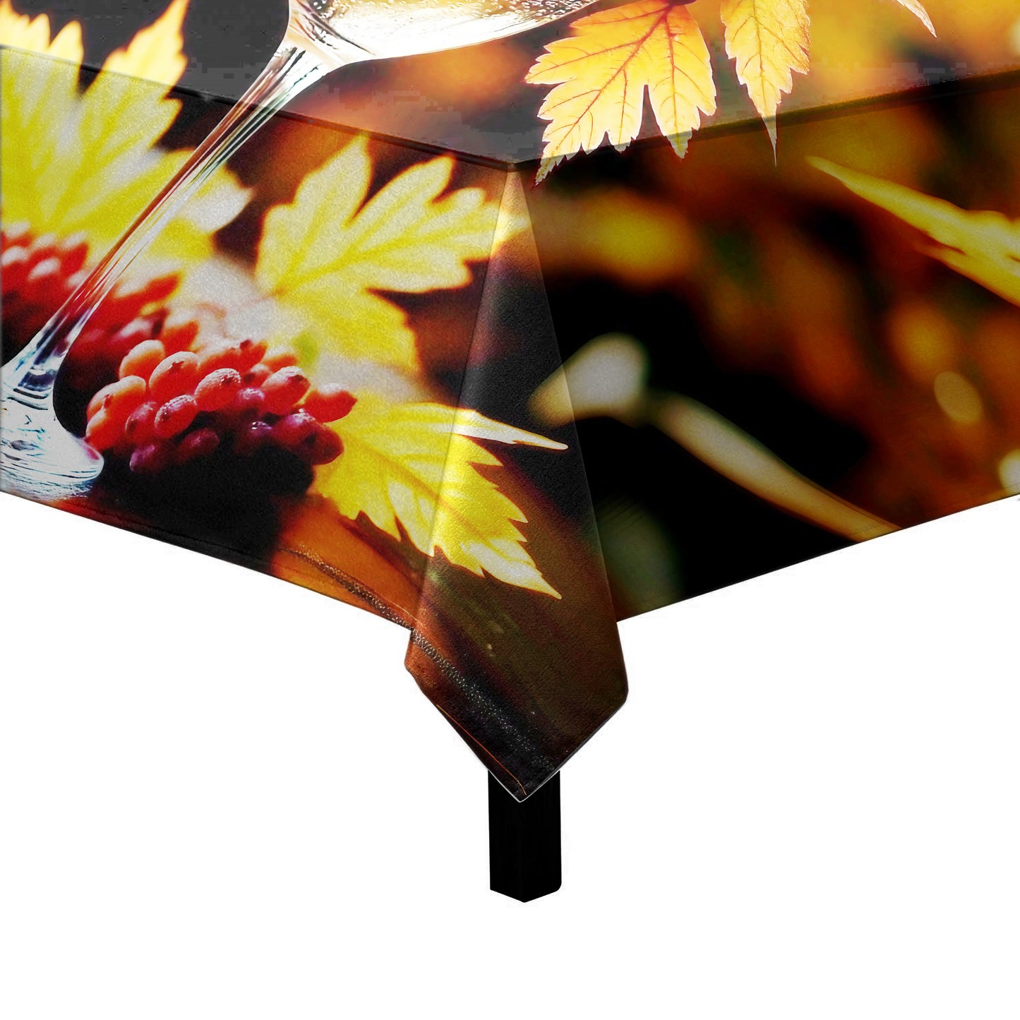 Festive Wine Square Tablecloth