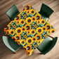 Field of Sunflowers Square Tablecloth