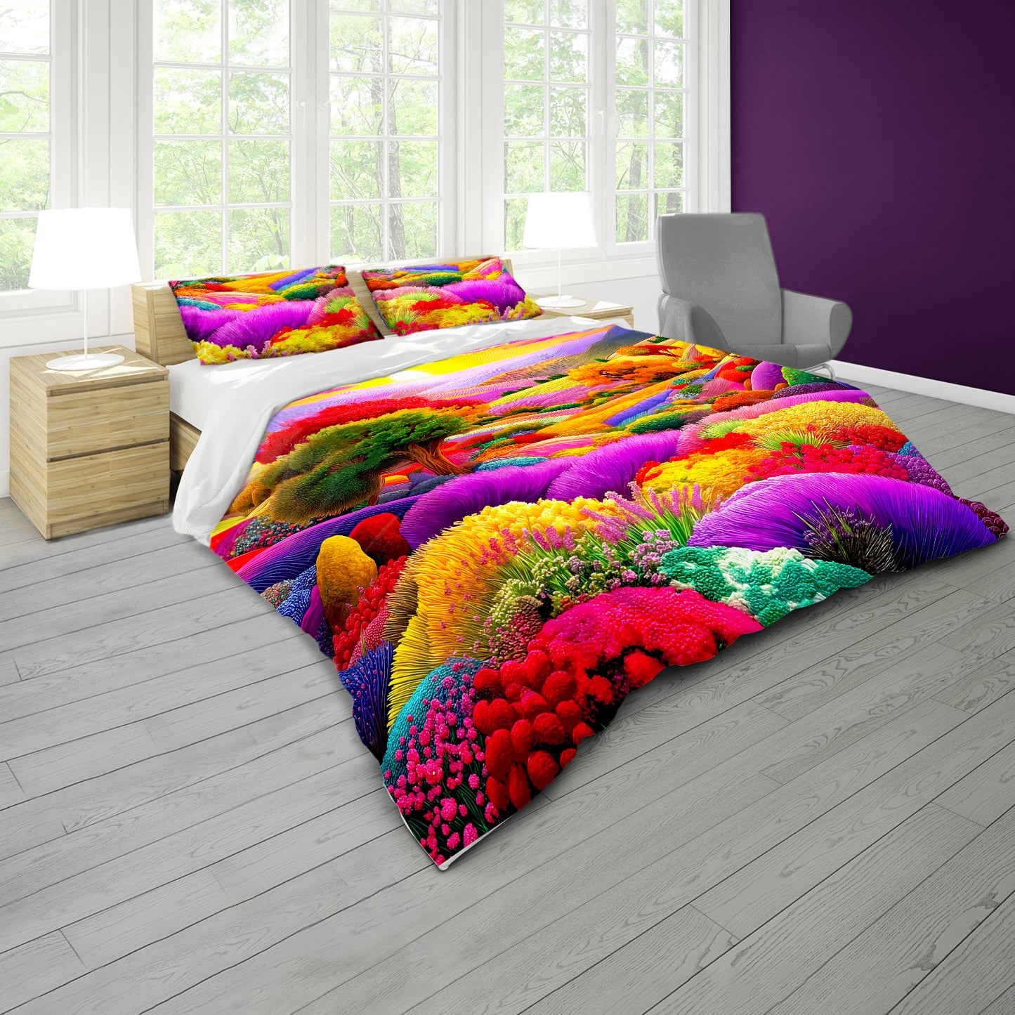 Field of Dreams Duvet Cover Set