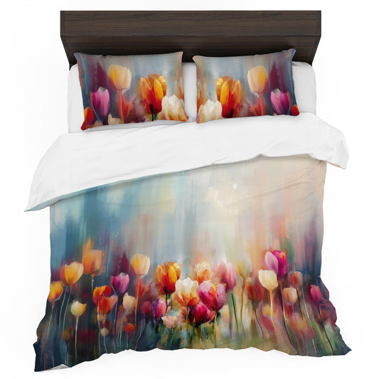 Field of Tulips Duvet Cover Set