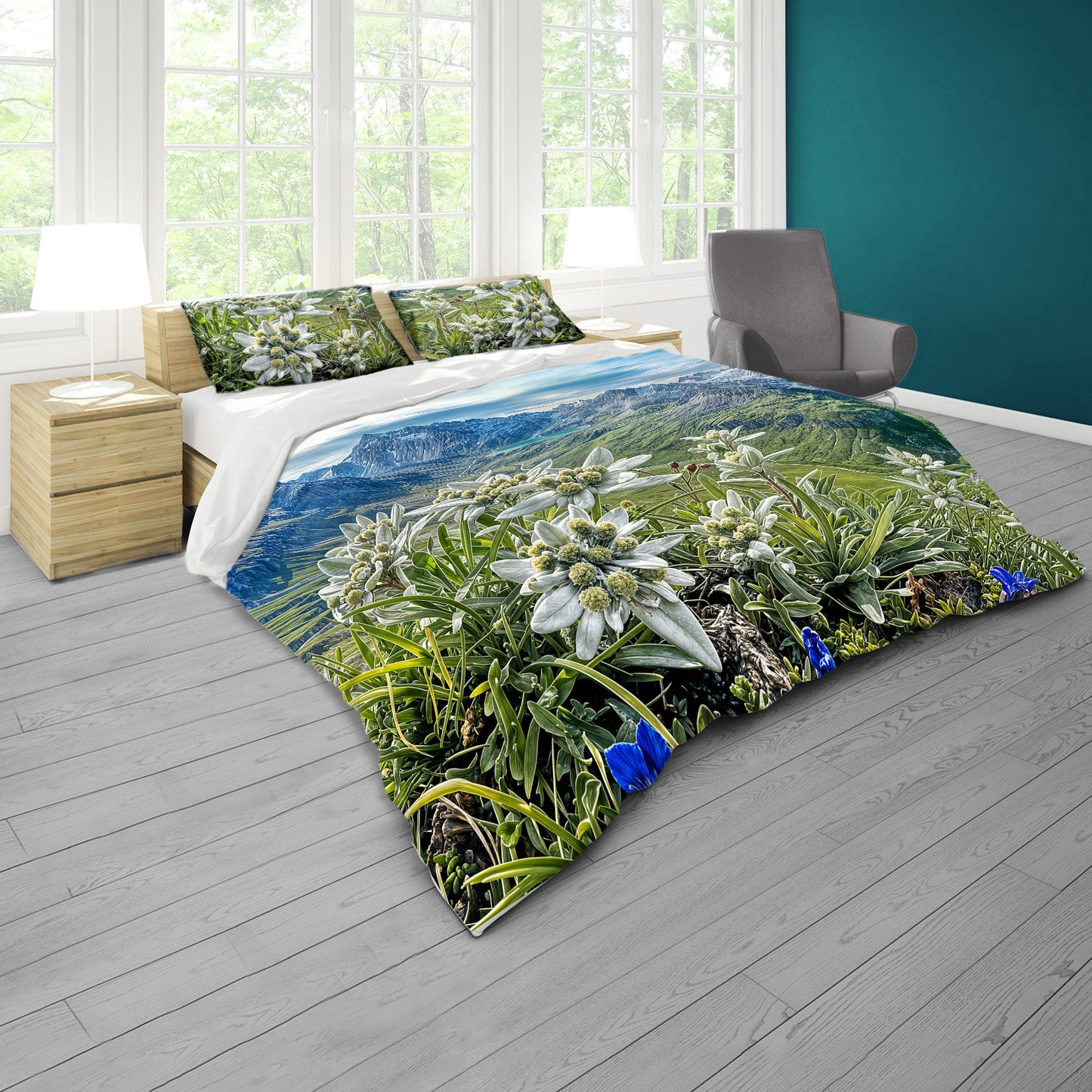 Fields of Glory Duvet Cover Set