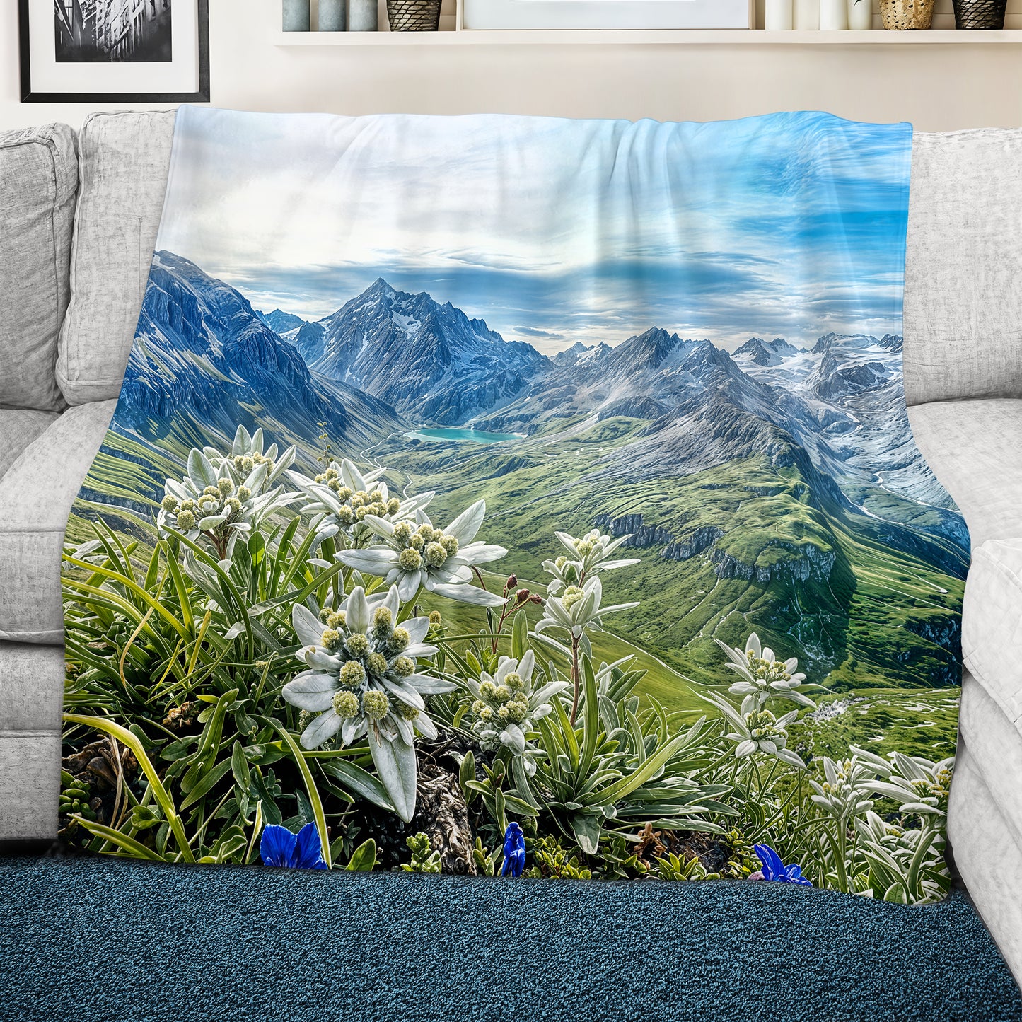 Fields of Glory Light Weight Fleece Blanket