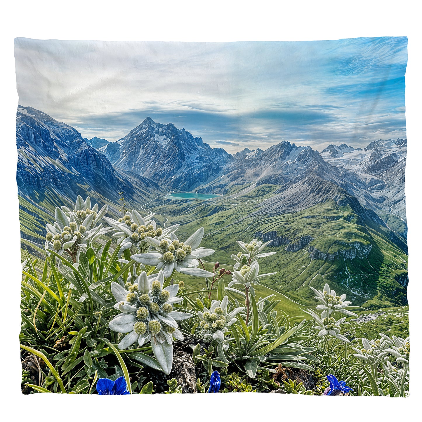 Fields of Glory Light Weight Fleece Blanket