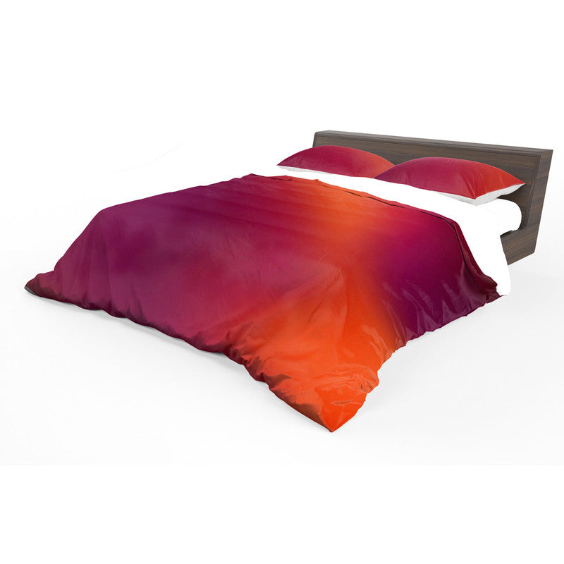 Fiery Ombre Duvet Cover Set