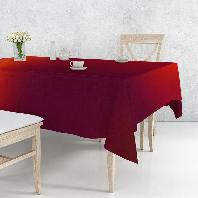 Fiery Ombre Rectangle Tablecloth