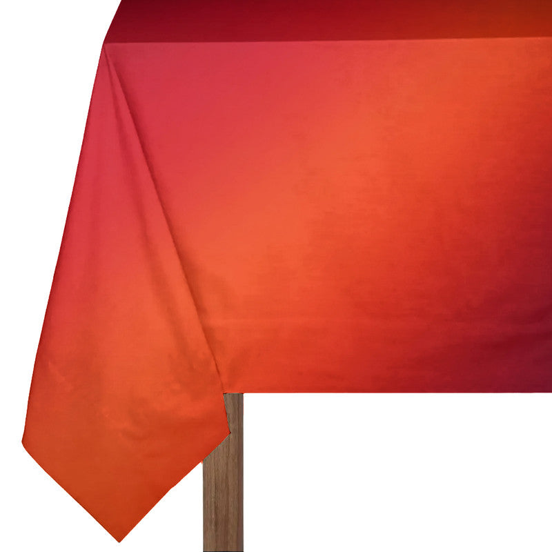 Fiery Ombre Rectangle Tablecloth