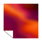 Fiery Ombre Square Tablecloth