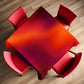 Fiery Ombre Square Tablecloth