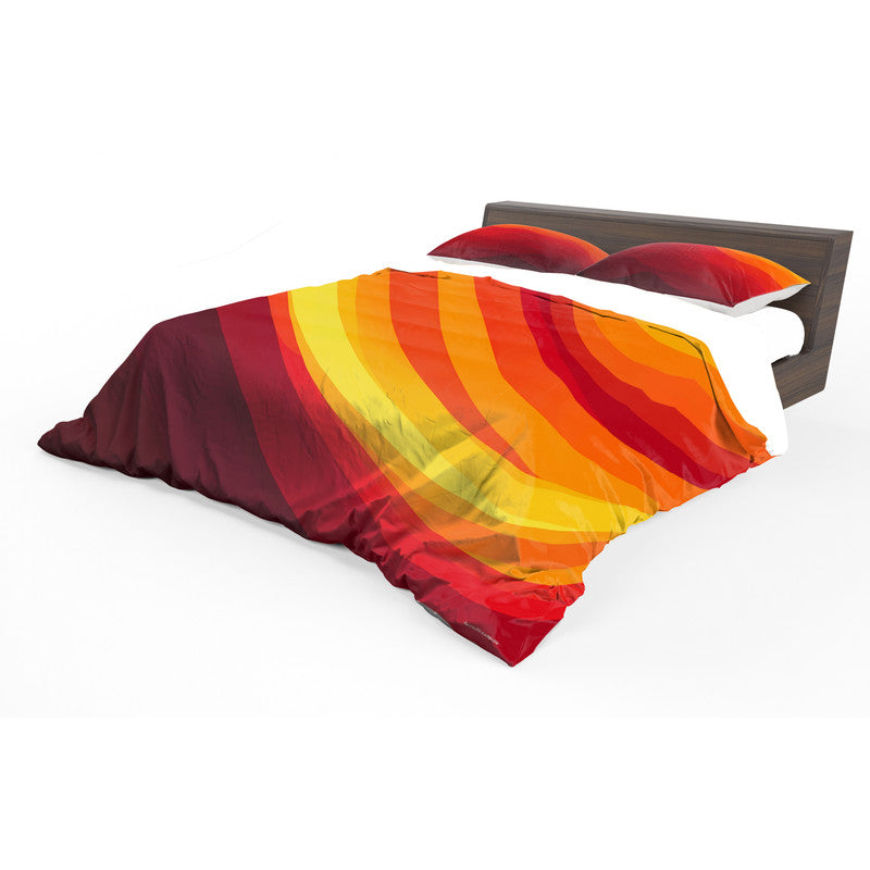 Fiery Sunset Duvet Cover Set by Wikus Schalkwyk