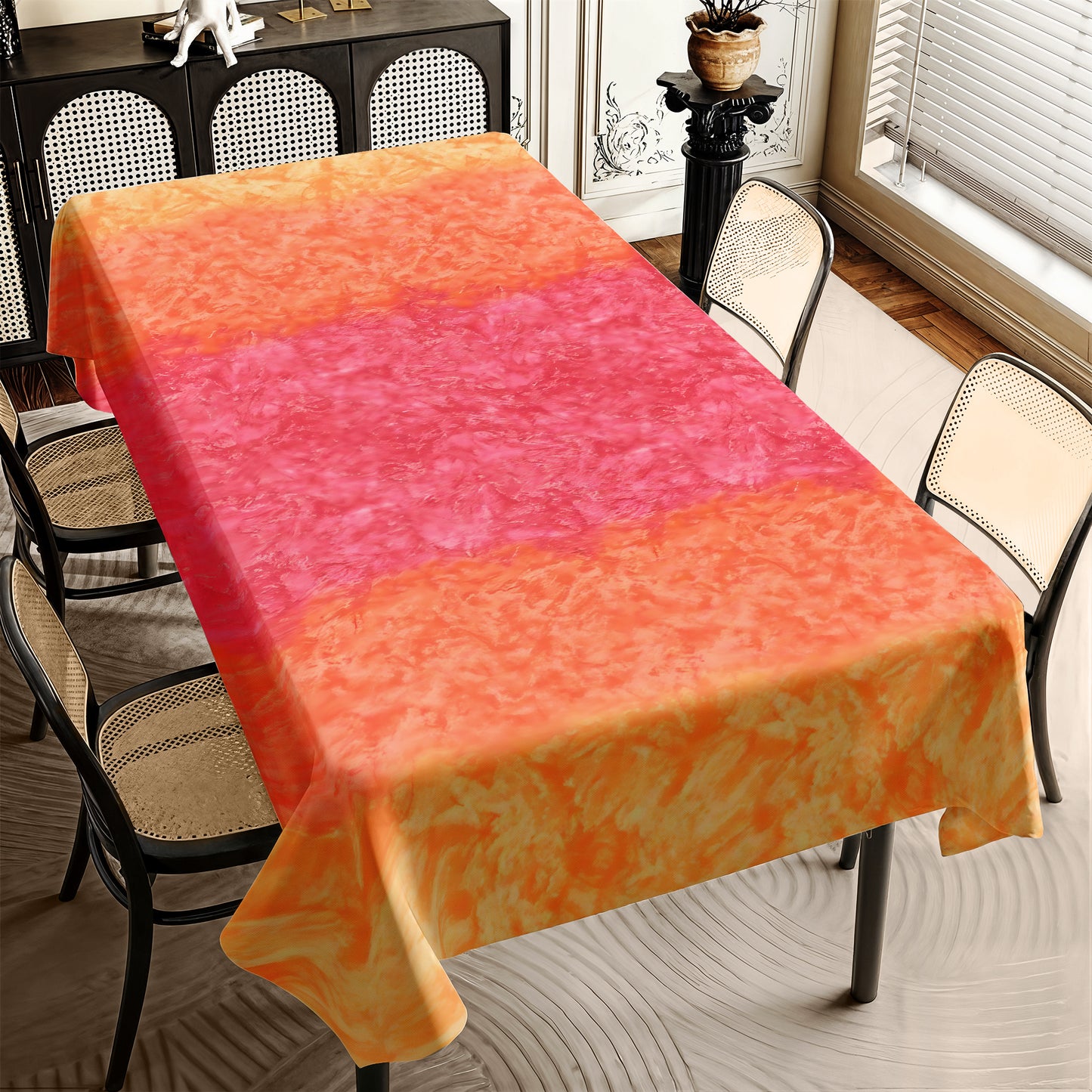 Fiery Art Rectangle Tablecloth