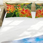 Fiery Floral Duvet Cover Set