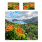 Fiery Floral Duvet Cover Set