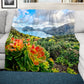 Fiery Floral Light Weight Fleece