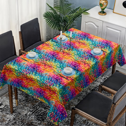 Fiery Foliage Rectangle Tablecloth