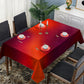 Fiery Ombre Rectangle Tablecloth