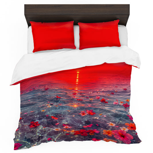 Fiery Paradise Duvet Cover Set
