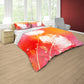 Fiery Pastel White Flowers Duvet Cover Set