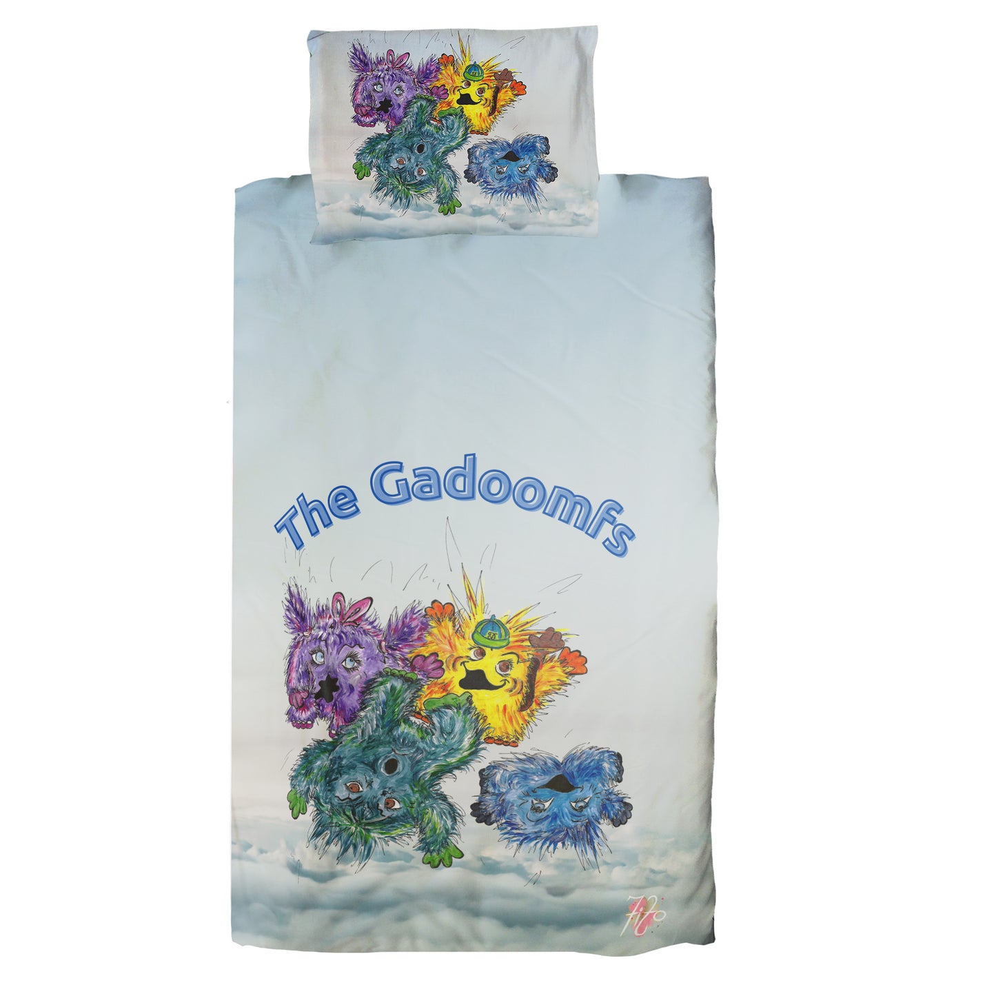 Gadoomfs Above the Clouds Cot Duvet Set By Fifo