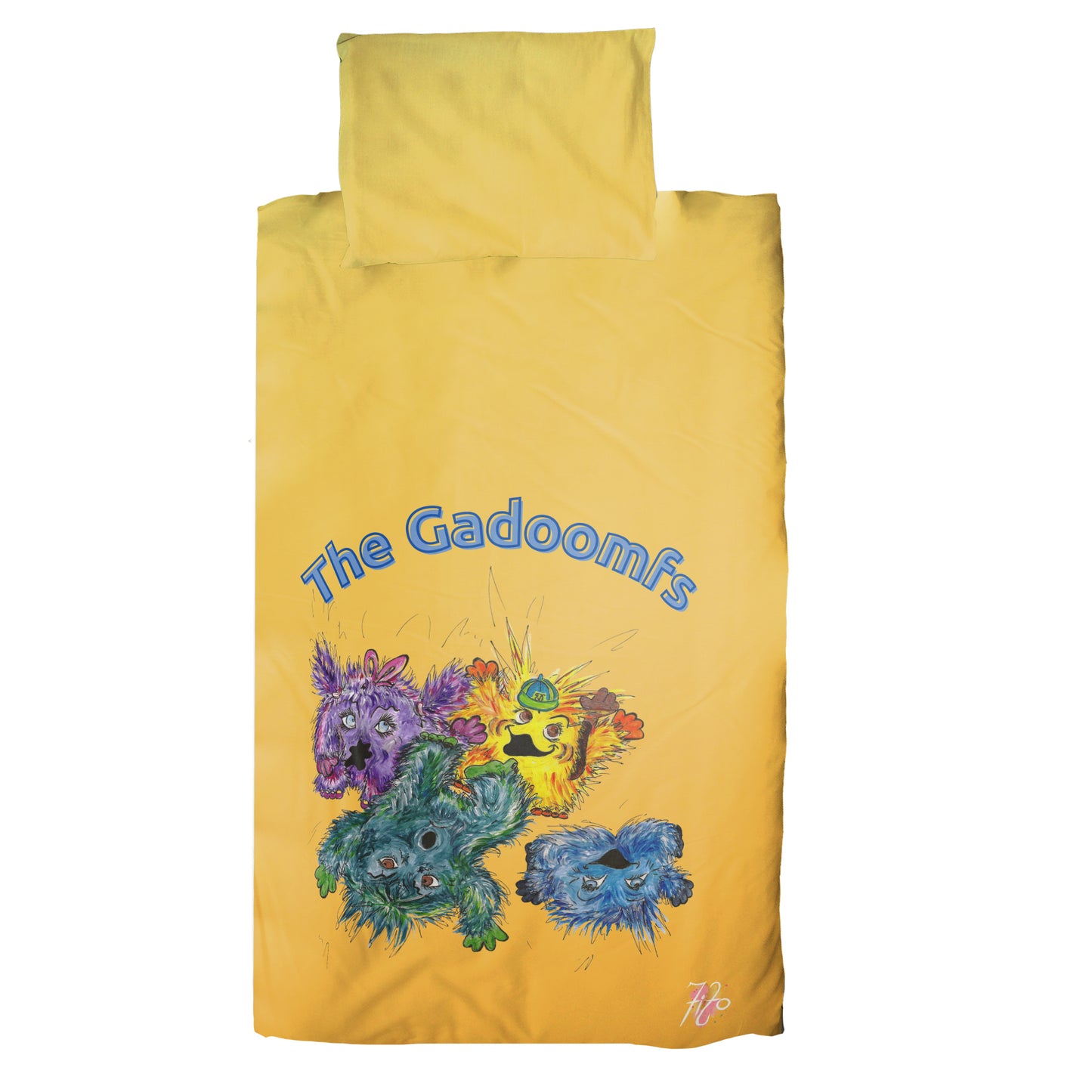 Gadoomfs on Yellow Cot Duvet Set By Fifo
