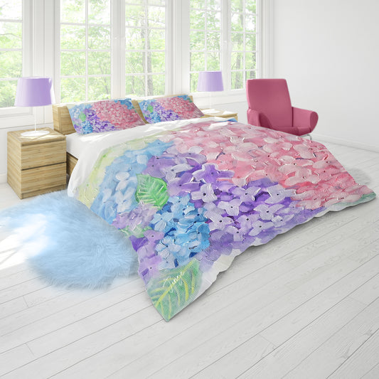 Hydrangeas By Jinge for Fifo Duvet Cover Set