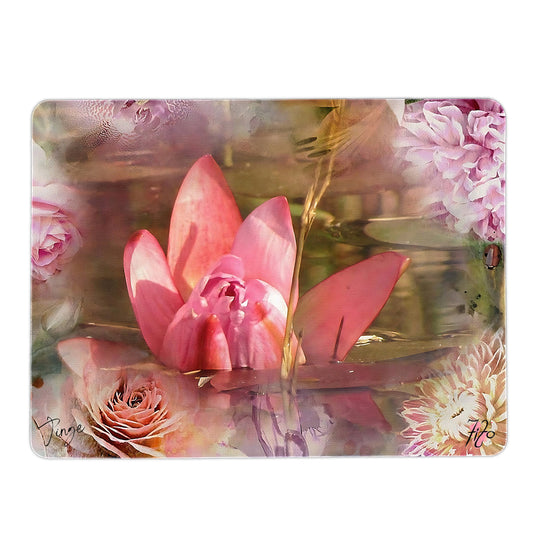 Pretty in Pink Mouse Pad By Jinge for Fifo